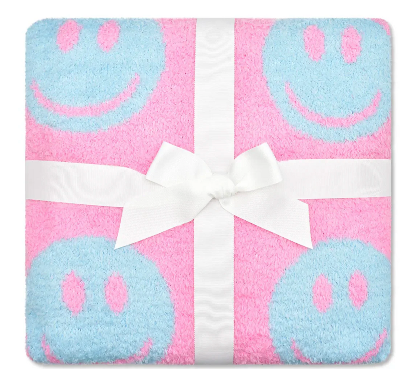 Made you smile Cozy Knit Blanket