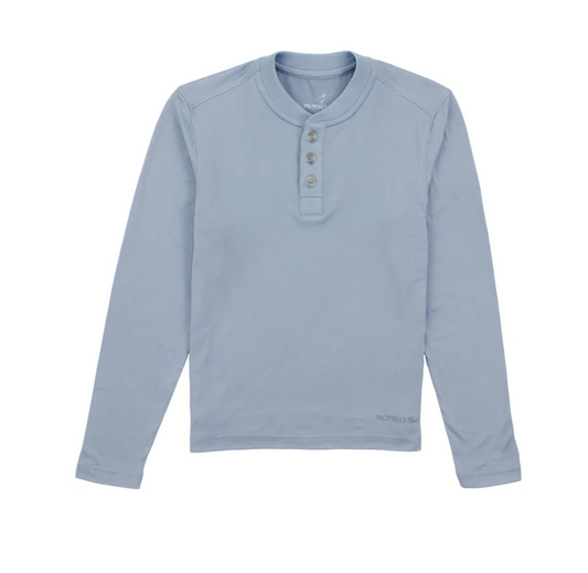 Boys Ravine Henley Dusk Blue