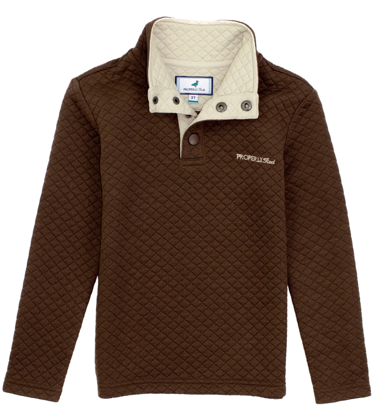Boys Club Pullover Brown