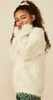 Girls Faux Fur Pullover Sweater