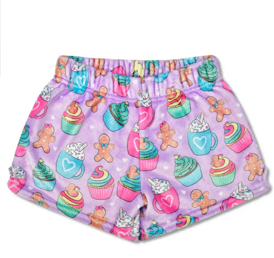 Gingerbread Cafe Plush Shorts