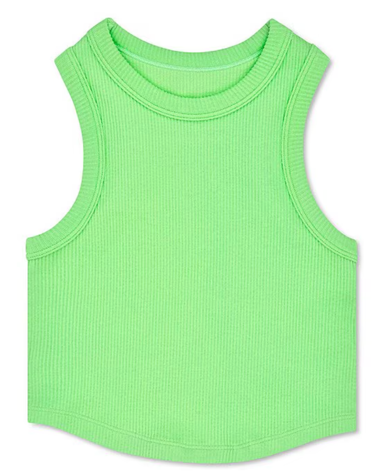 Cropped Ribbed Tank