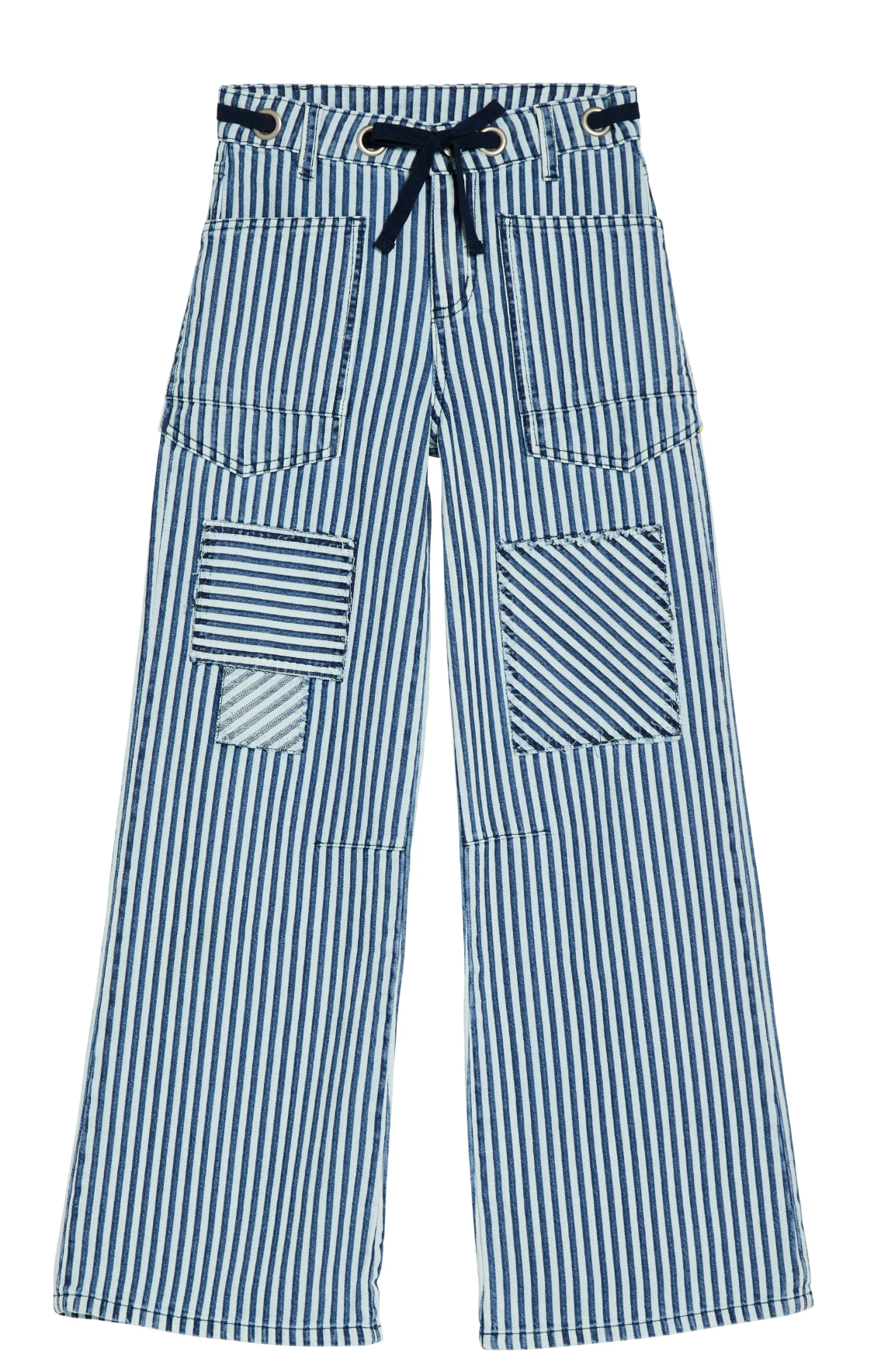 GROMMET PATCHED WIDE LEG