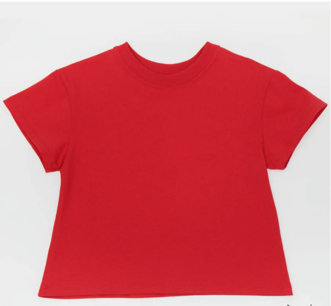 Boxy T in Red