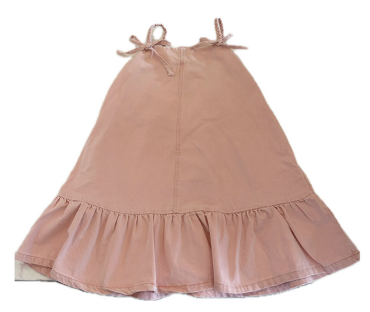 Washed Denim Mini Dress - Girls