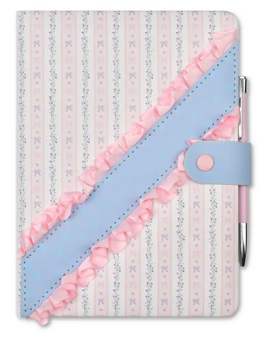 Floral Stripes Journal