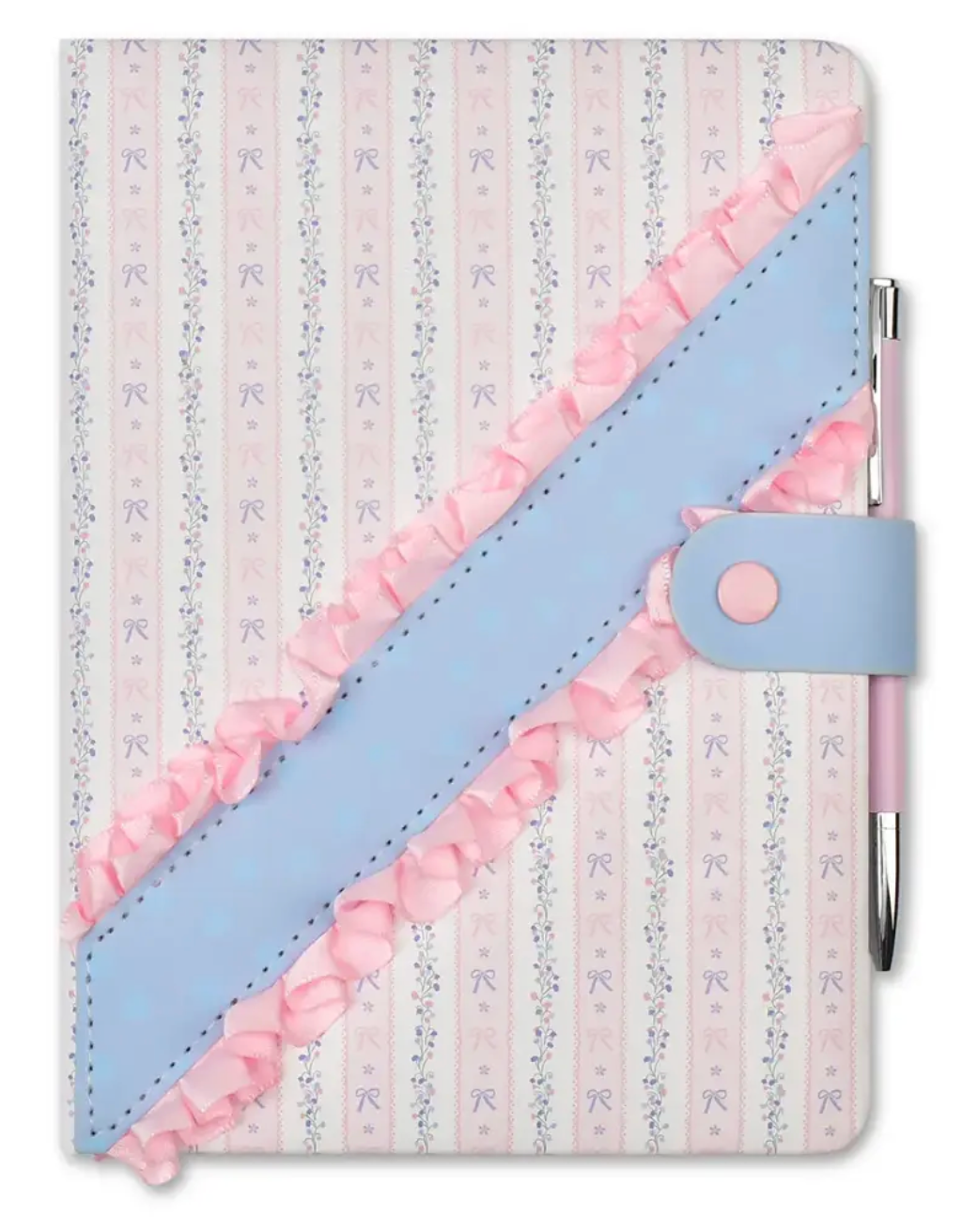 Floral Stripes Journal