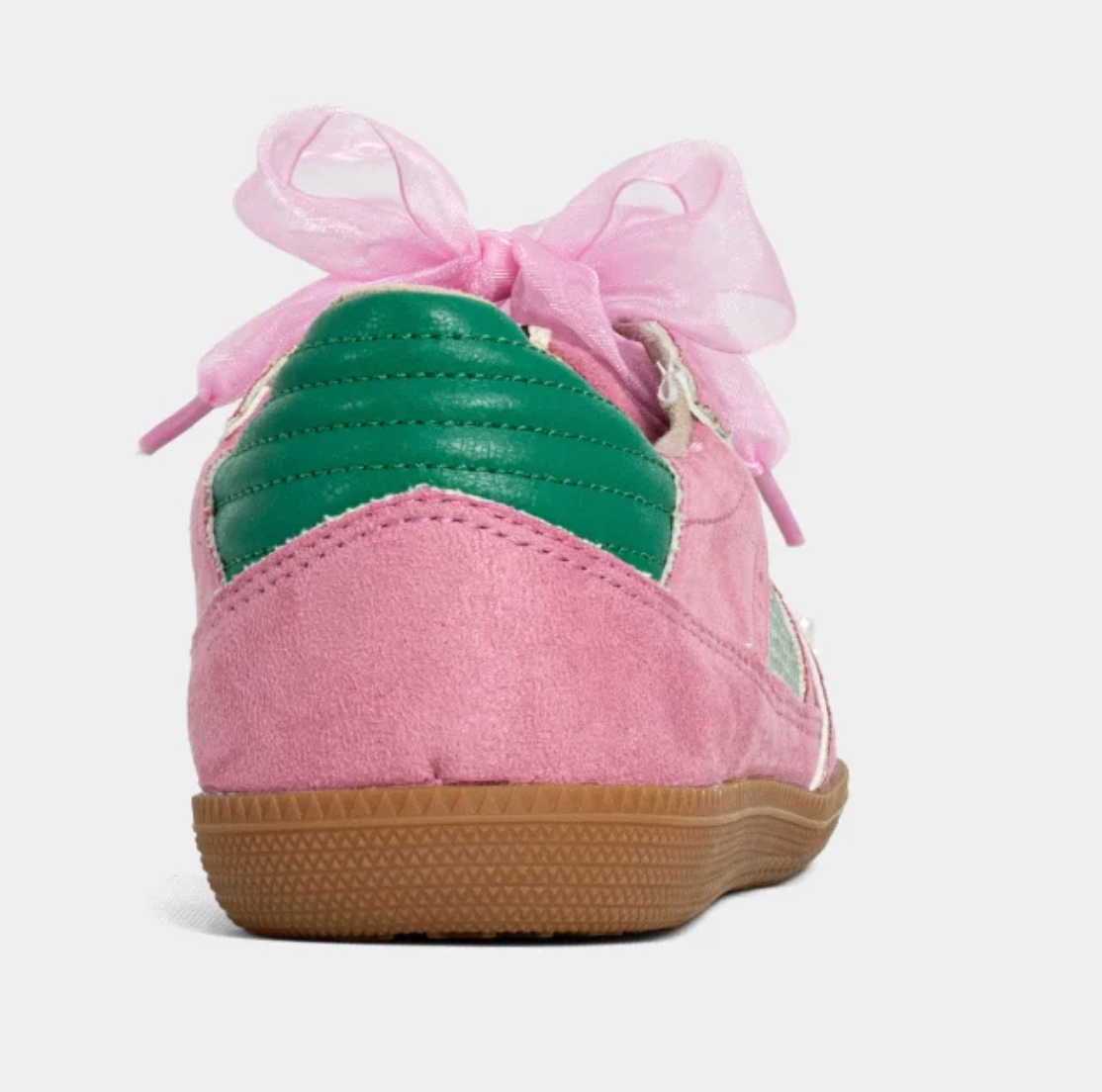 Sophie Mini Sneaker - Green and Pink