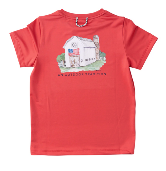 Kids American Barn Performance Tee