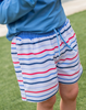 Summer American Stripe Swim Trunk