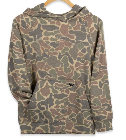 Boys Fleece Performance Hoodie - Camo
