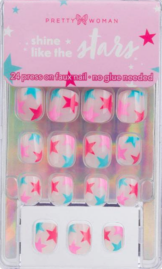 Shine Like The Star Artificial Nails