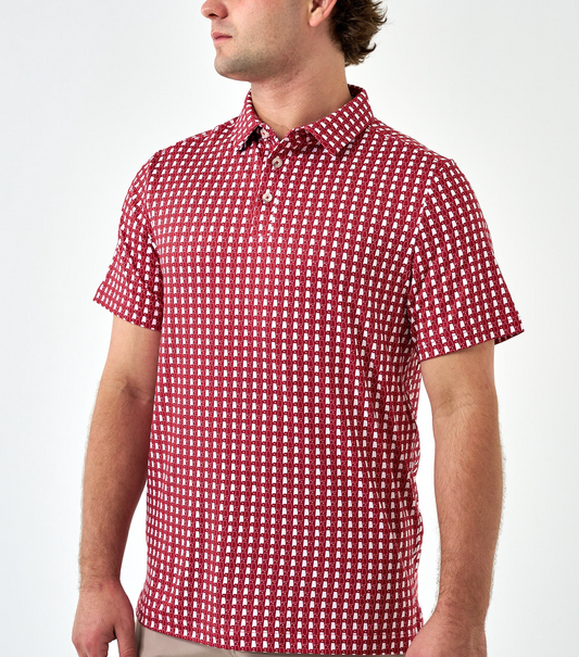 PERFORMANCE POLO - ALABAMA - CRIMSON