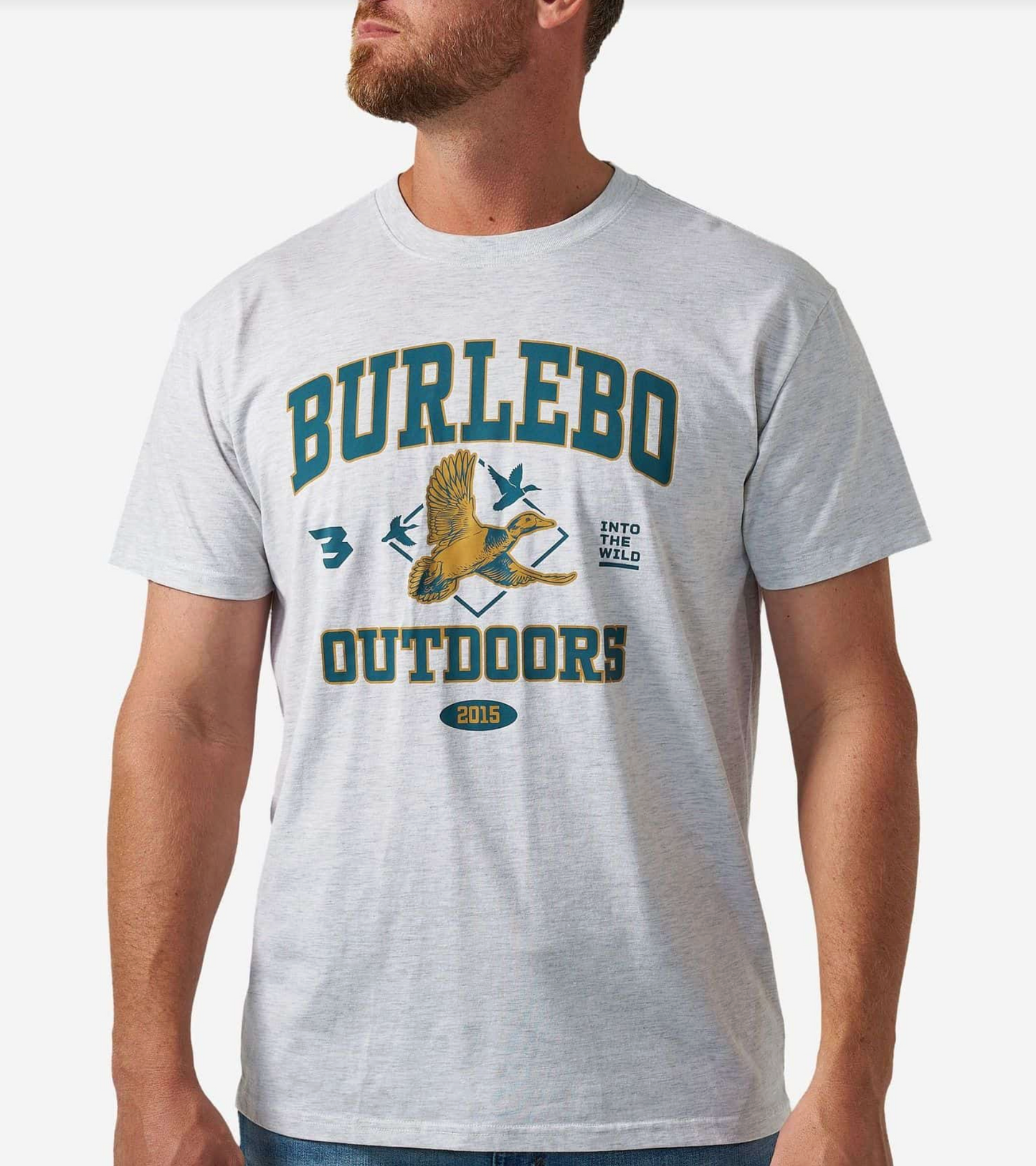 SHORT SLEEVE TEE - FLY WILD - ASH GREY