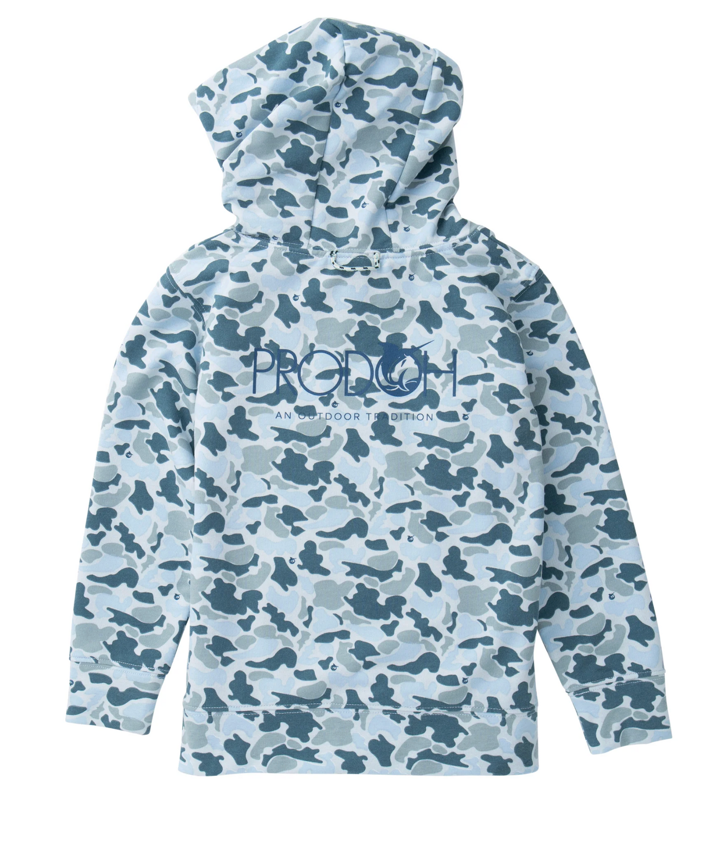 Boys Hooded Sweatshirt - Blues Break Camo