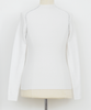 Ribbed White LS with Stones