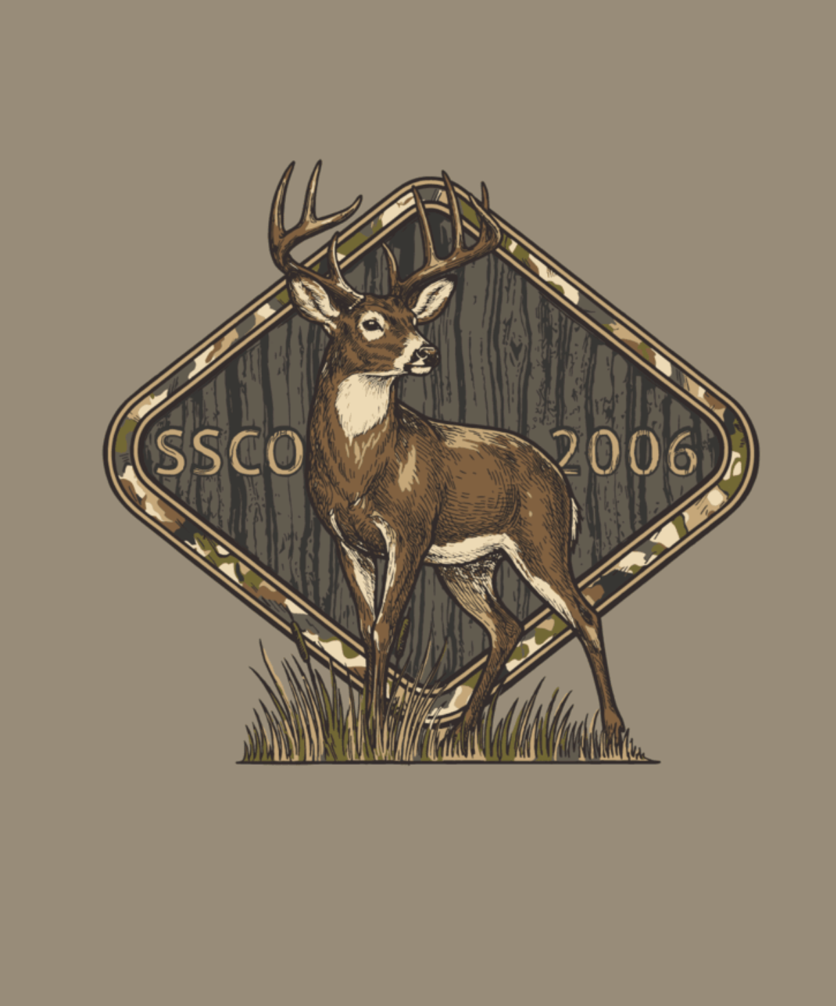 Boys Woodland Whitetail Tee SS