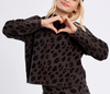 Girls Knitted Cheeta Sweater