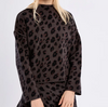 Girls Knitted Cheeta Sweater