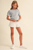 TWEEN KIDS GIRLS PUFF SLEEVE SWEATER