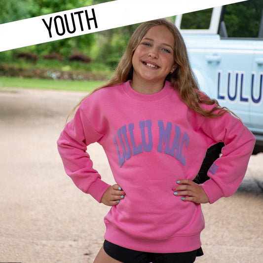 PINK/PURPLE PUFF Pullover Youth