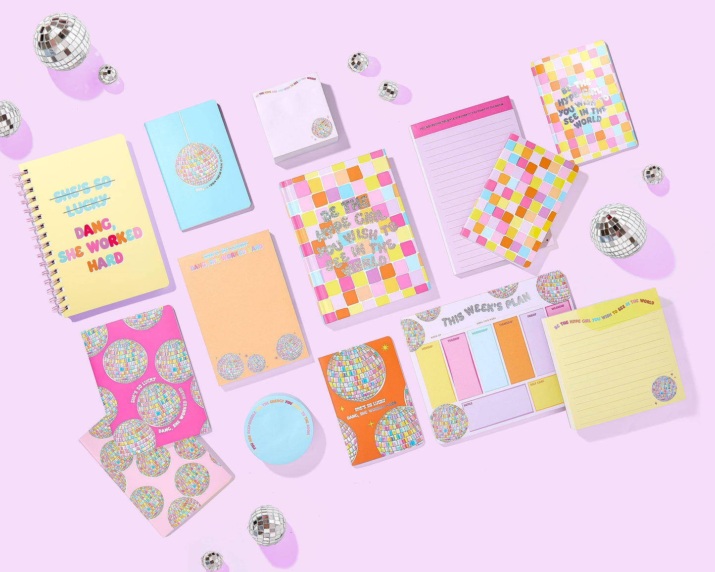 Hardcover Notebook - "Be The Hype Girl..." - Elise