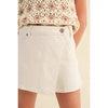 Tween Girls White Denim Skort