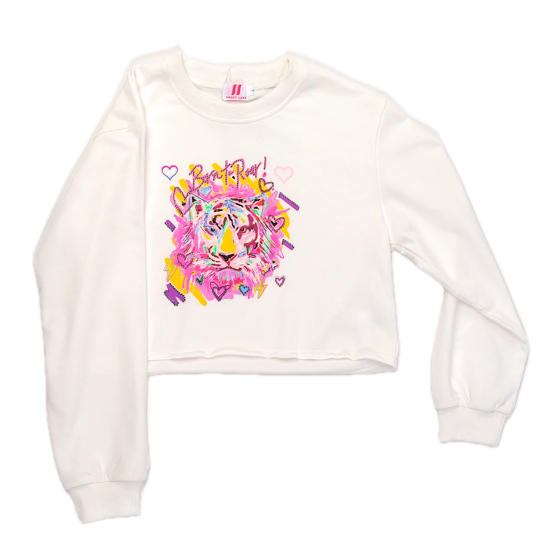 Born to Roar Cotton Sweatshirt