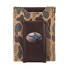 Mens Magnetic Front Pocket Leather Wallet