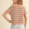 Tween Girls Collard Knit Top