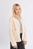 Girls Woven Jacket-Offwhite