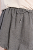 Woven Black Gingham Skort