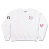 Theme Varsity White Sweatshirt