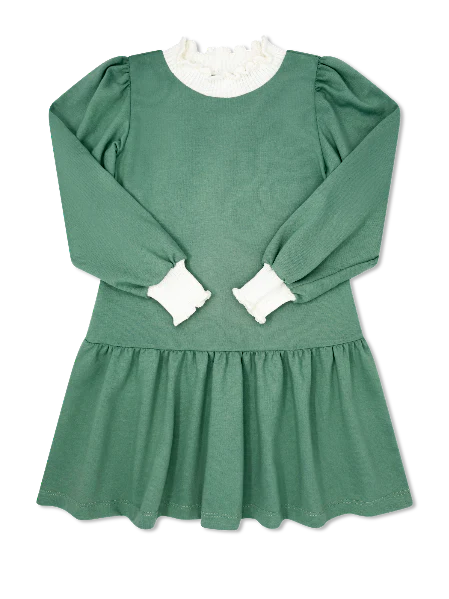 Dorothy Dropwaist Dress - Clover Green