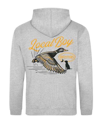 Moonlit Mallard - Heather Grey Hoodie