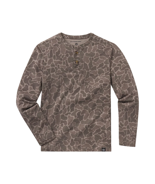 Boys Max Comfort Henley LS - Ranger