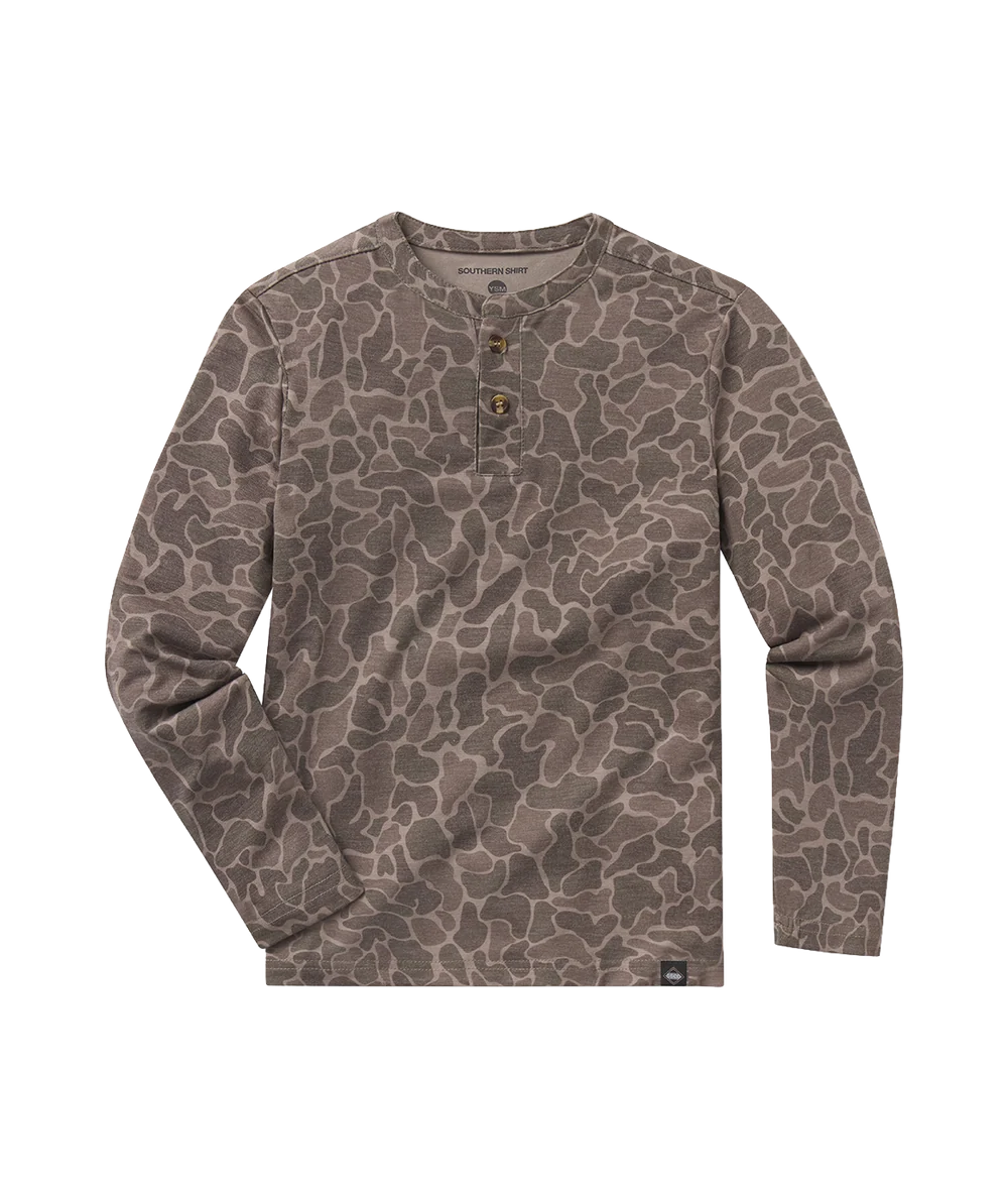 Boys Max Comfort Henley LS - Ranger