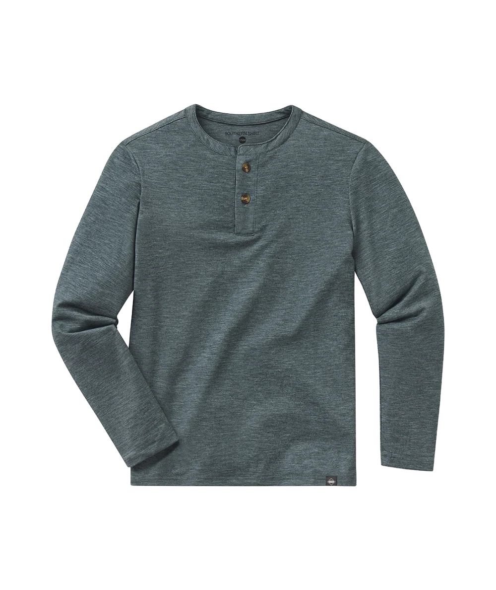 Boys Max Comfort Henley LS - Ozark