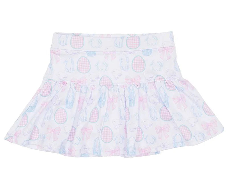 Bows and Bunnies Gathered Skort
