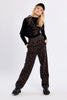 Girls Knitted Cheeta Pants