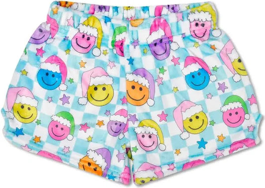 Happy Santa Plush Shorts