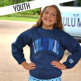 Youth Multi Stitch Sweatshirt - Navy