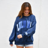 Adult Multi Stitch Sweatshirt - Navy