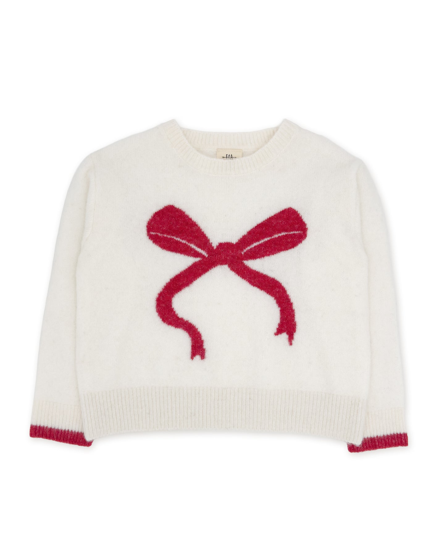 Camille Bow Sweater - Ivory