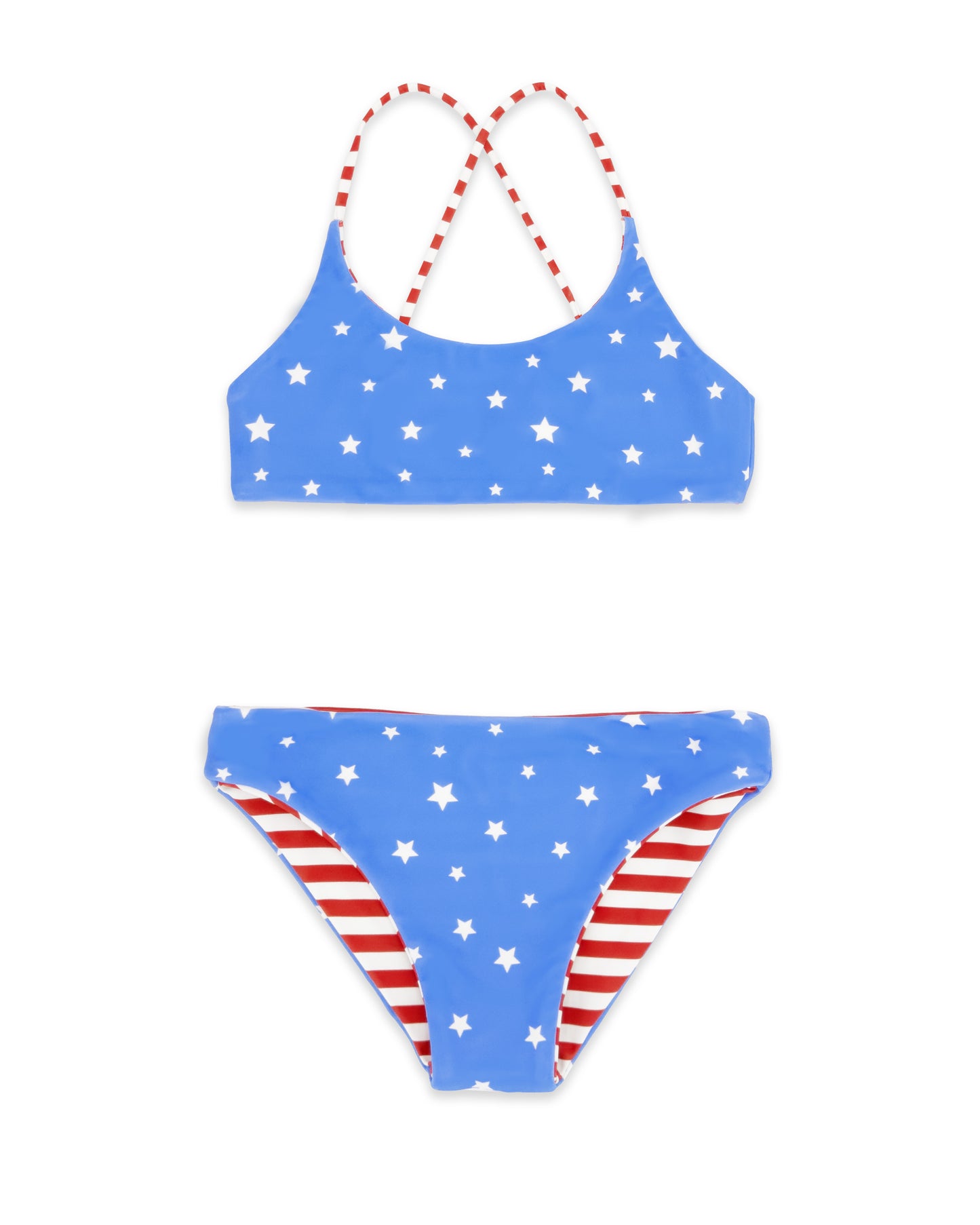 Waverly True Red Flag Swim - Reversible